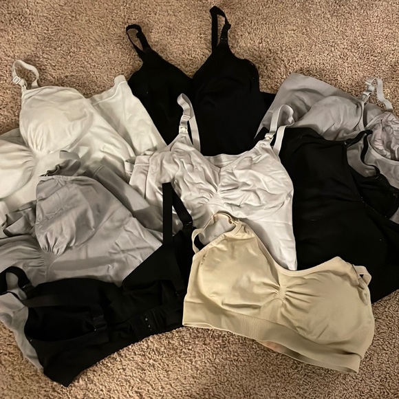 Tops - Breastfeeding bundle of camisoles and bras and racerback tanks